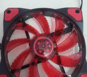 evercool 12cm kırmızı pc kasa fan - 2