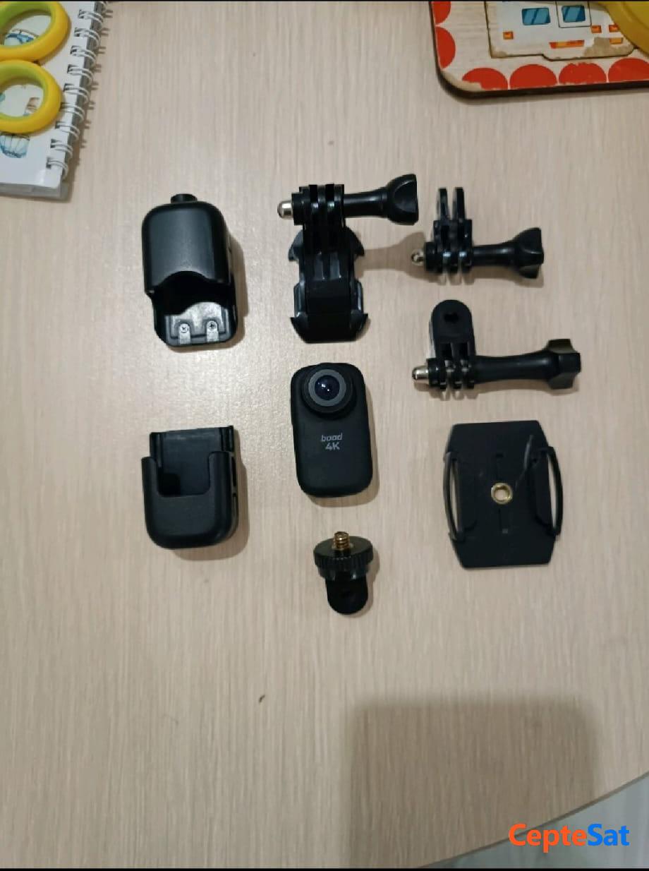 Aksiyon Kamerası (Bood Zeus 4k dahili mikrofonlu mini aksiyon kamara - İstanbul sancaktepe