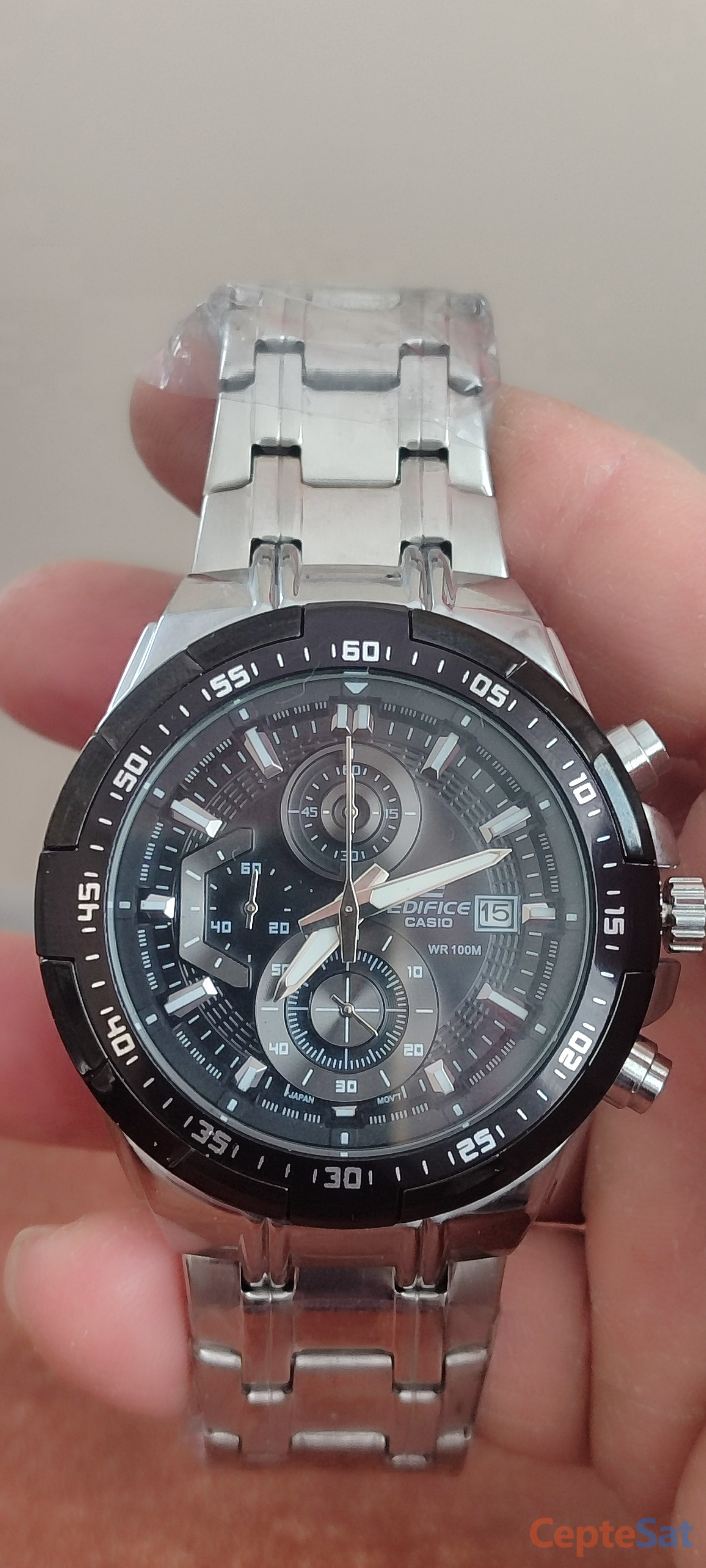 Casio edifice erkek saat full fonksiyonlu 3 atm su geçirmez ithal üründür - İstanbul Bağcılar