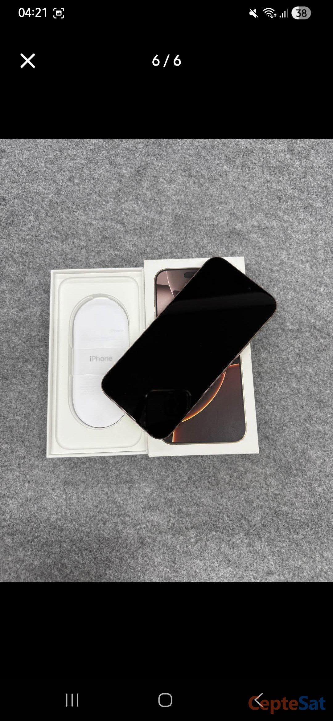 İPHONE 16 PROMAX 256GB PİL%100 Yurtiçi. 65 GÜNLÜK - Kocaeli İzmit