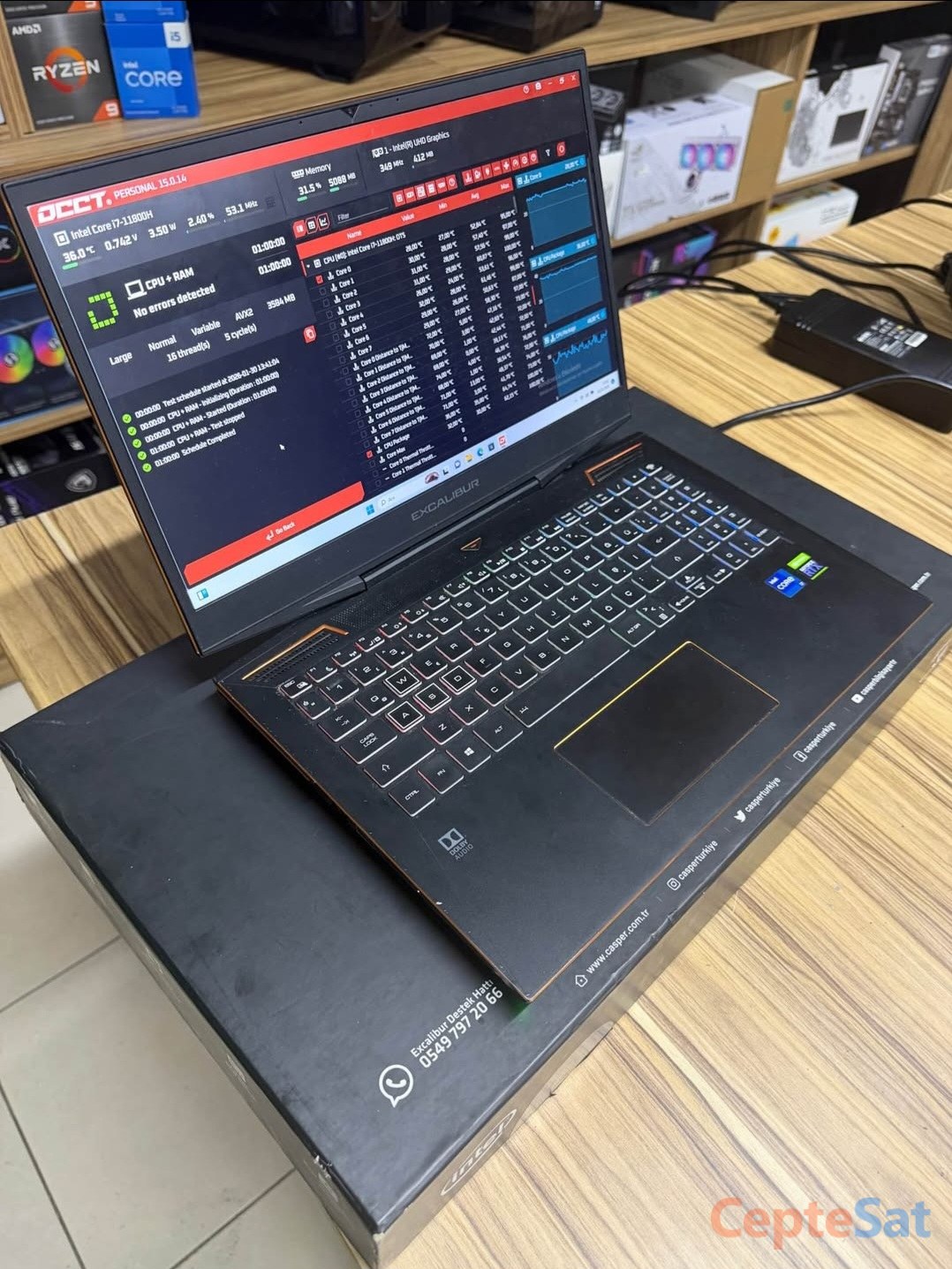 Excalibur G900 11800H / RTX 3070 / Laptop - Kocaeli İzmit