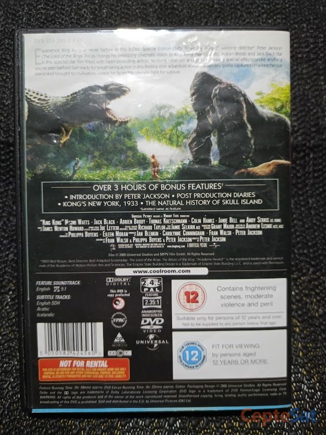 KING KONG TÜRKÇE DUBLAJ DVD. - İstanbul Beşiktaş