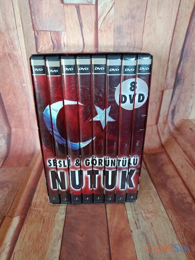 NUTUK SESLİ & GÖRÜNTÜLÜ - 8 DVD - İstanbul Beşiktaş