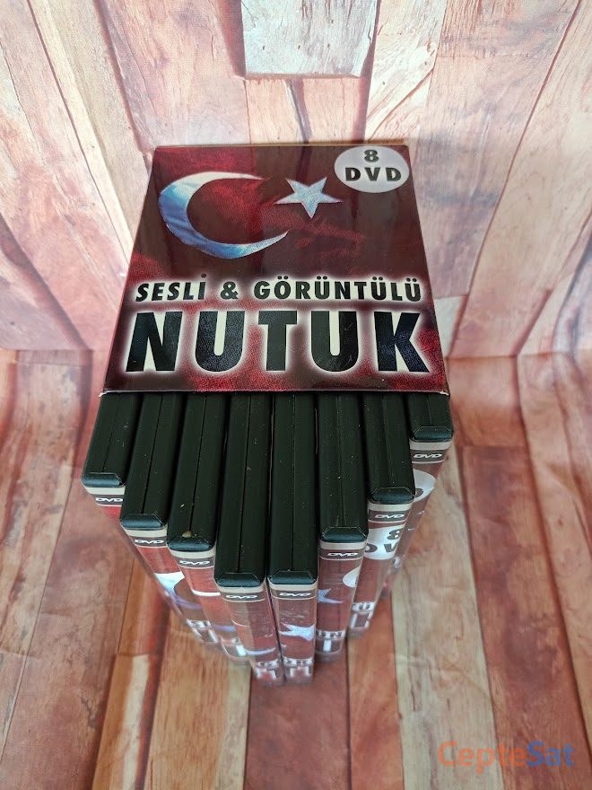 NUTUK SESLİ & GÖRÜNTÜLÜ - 8 DVD - İstanbul Beşiktaş