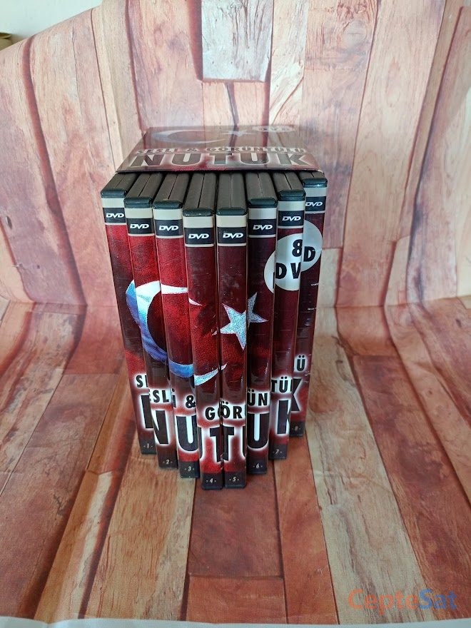 NUTUK SESLİ & GÖRÜNTÜLÜ - 8 DVD - İstanbul Beşiktaş
