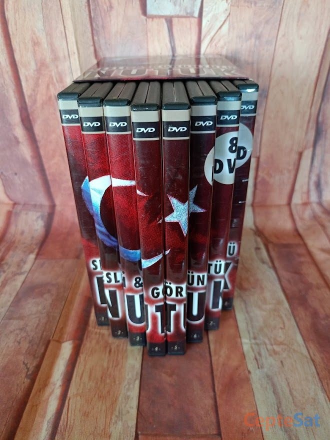 NUTUK SESLİ & GÖRÜNTÜLÜ - 8 DVD - İstanbul Beşiktaş