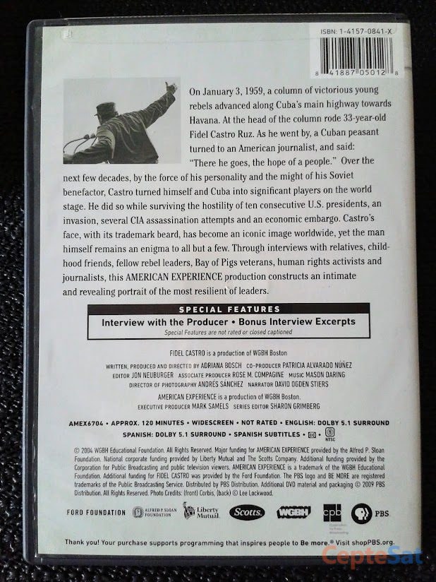 FİDEL CASTRO DVD BELGESEL. - İstanbul Beşiktaş