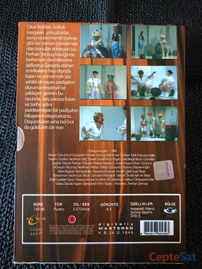 SOYUT PADİŞAH ORTAOYUNCULAR 1990 DVD. - İstanbul Beşiktaş