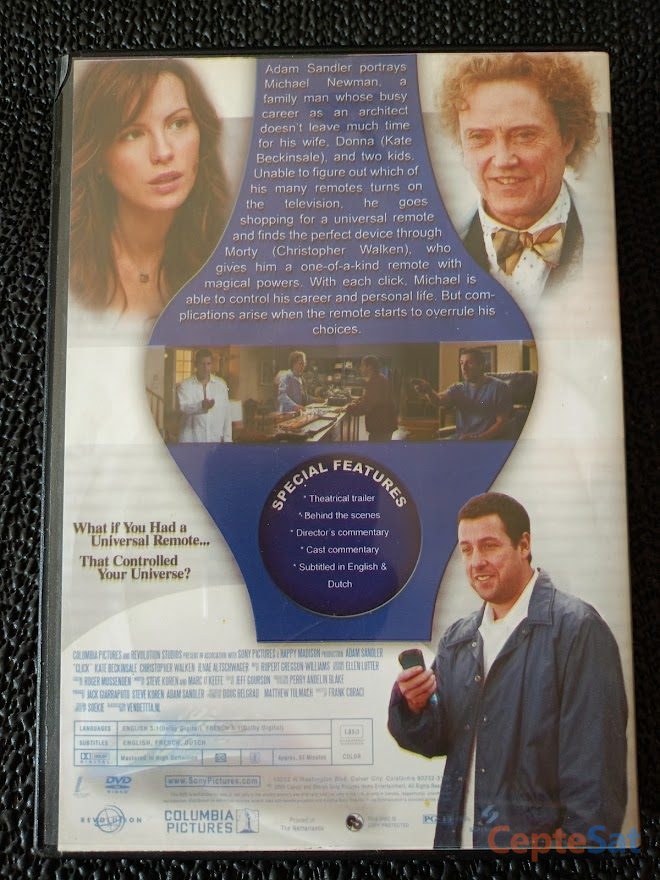CLICK DVD ADAM SANDLER YURT DIŞI BASKISI. - İstanbul Beşiktaş