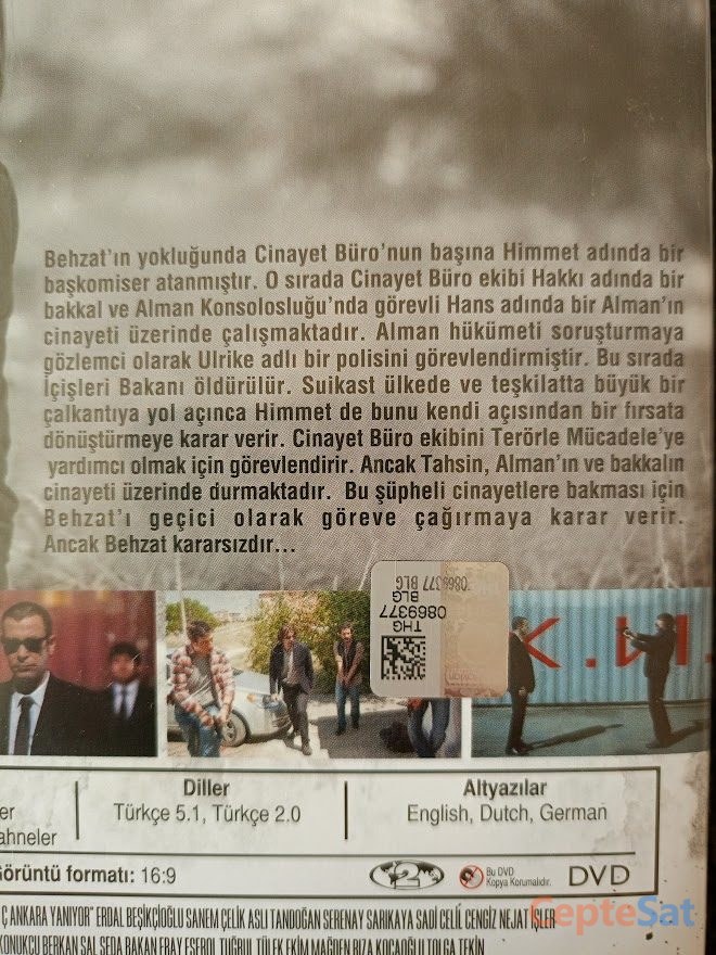 BEHZAT Ç. ANKARA YANIYOR - ERDAL BEŞİKÇİOĞLU. DVD - İstanbul Beşiktaş