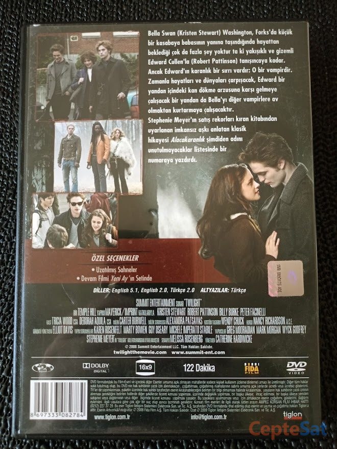 TWILIGHT - ALACAKARANLIK - DVD - İstanbul Beşiktaş