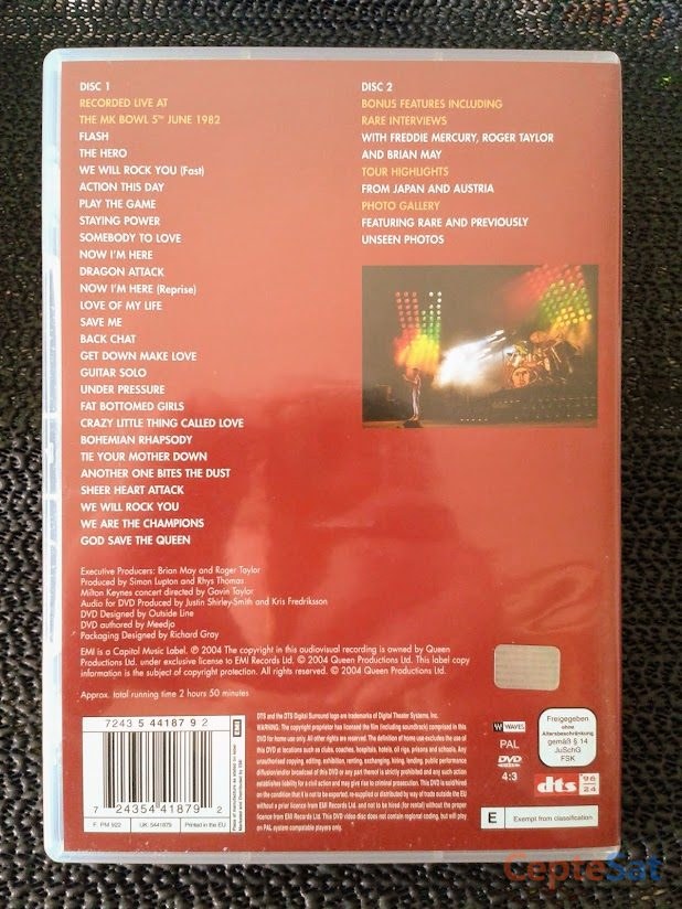 QUEEN ON FIRE LIVE AT THE BOWL KONSER DVD.. - İstanbul Beşiktaş