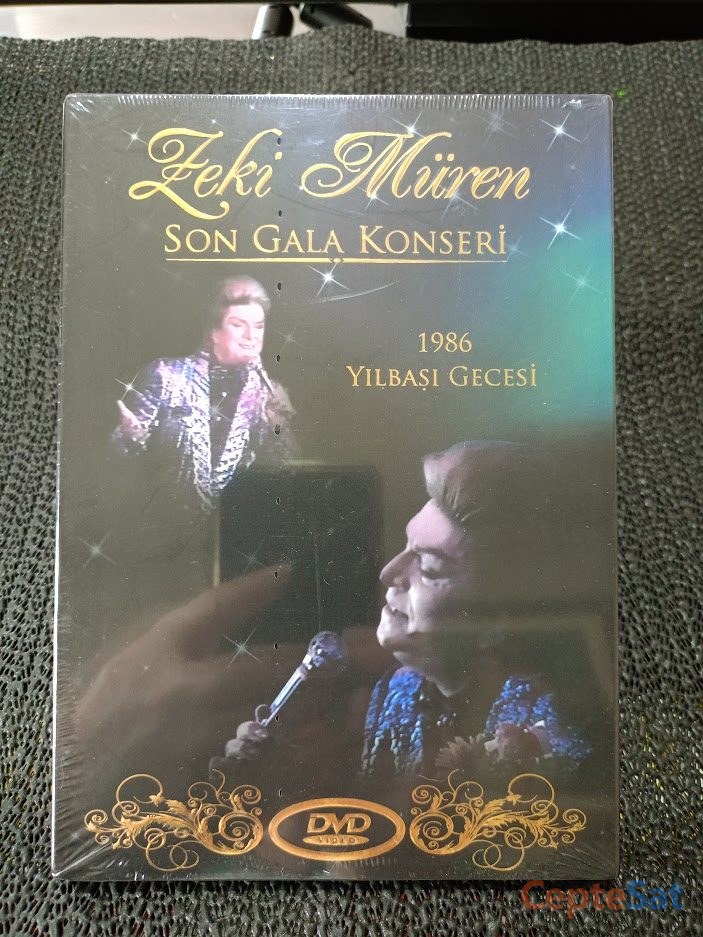 ZEKİ MÜREN SON GALA KONSERİ 1986 YILBAŞI GECESİ AMBALAJINDA DVD - İstanbul Beşiktaş