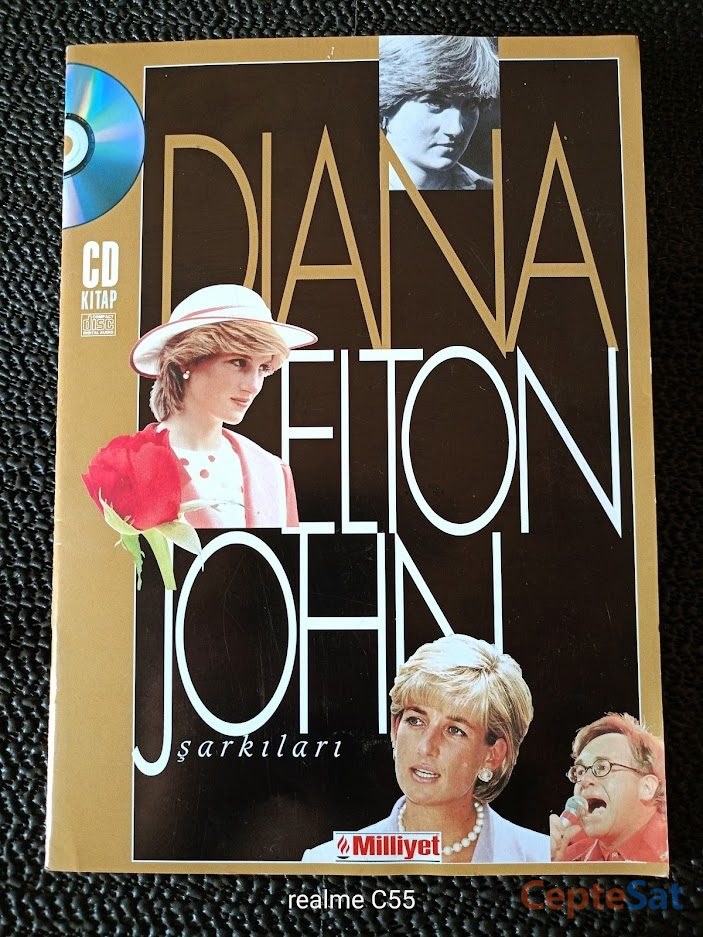 PRENSES DIANA ve ELTON JOHN ŞARKILARI. KİTAPCIK + CD İLE BERABER. BU KİTAPCIKDA PRENSES DİANA, RAHİBE TERESA ,VERSACE ,ELTON JOHN GİBİ ÜNLÜLER İLE İLGİLİ KISA B - İstanbul Beşiktaş
