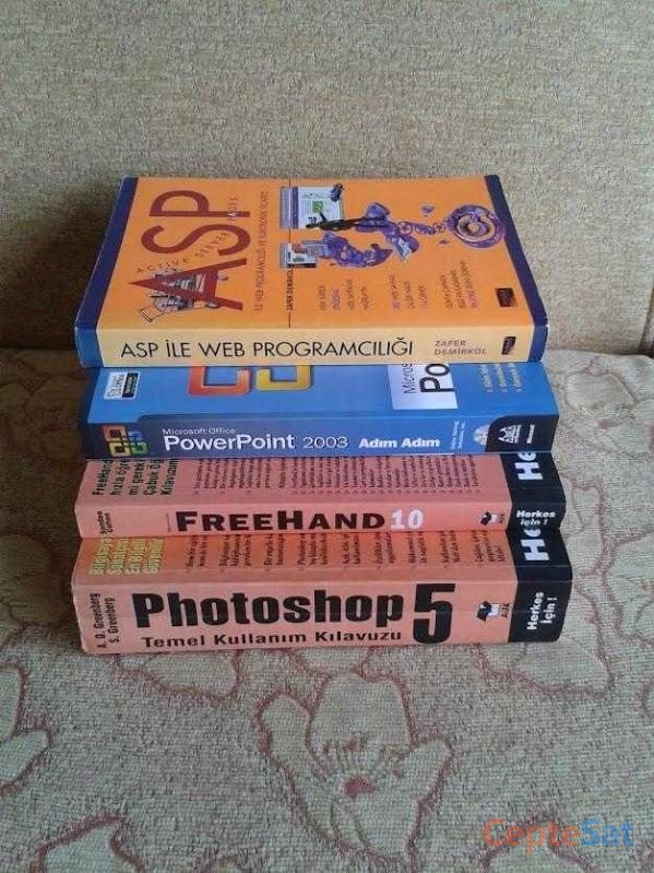 ASP / POWERPOINT / FREEHAND / PHOTOSHOP5 KİTAPLARI. - İstanbul Beşiktaş