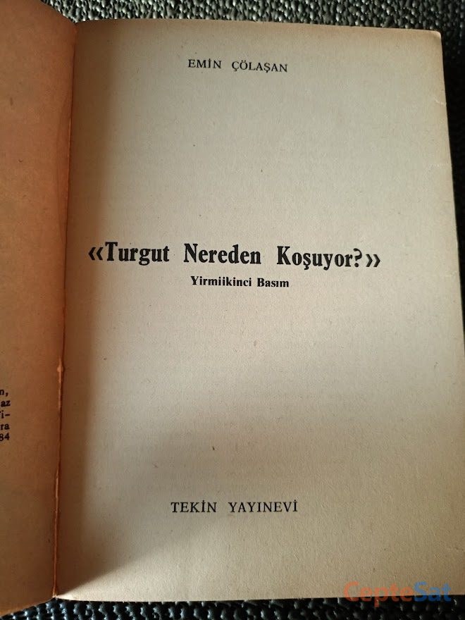 TURGUT NEREYE KOŞUYOR..EMİN ÇÖLAŞAN. - İstanbul Beşiktaş