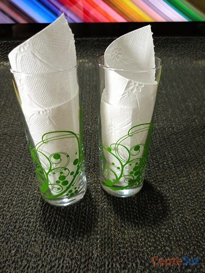 EFE FLORAL DESENLİ RAKI, MEŞRUBAT BARDAĞI. - İstanbul Beşiktaş