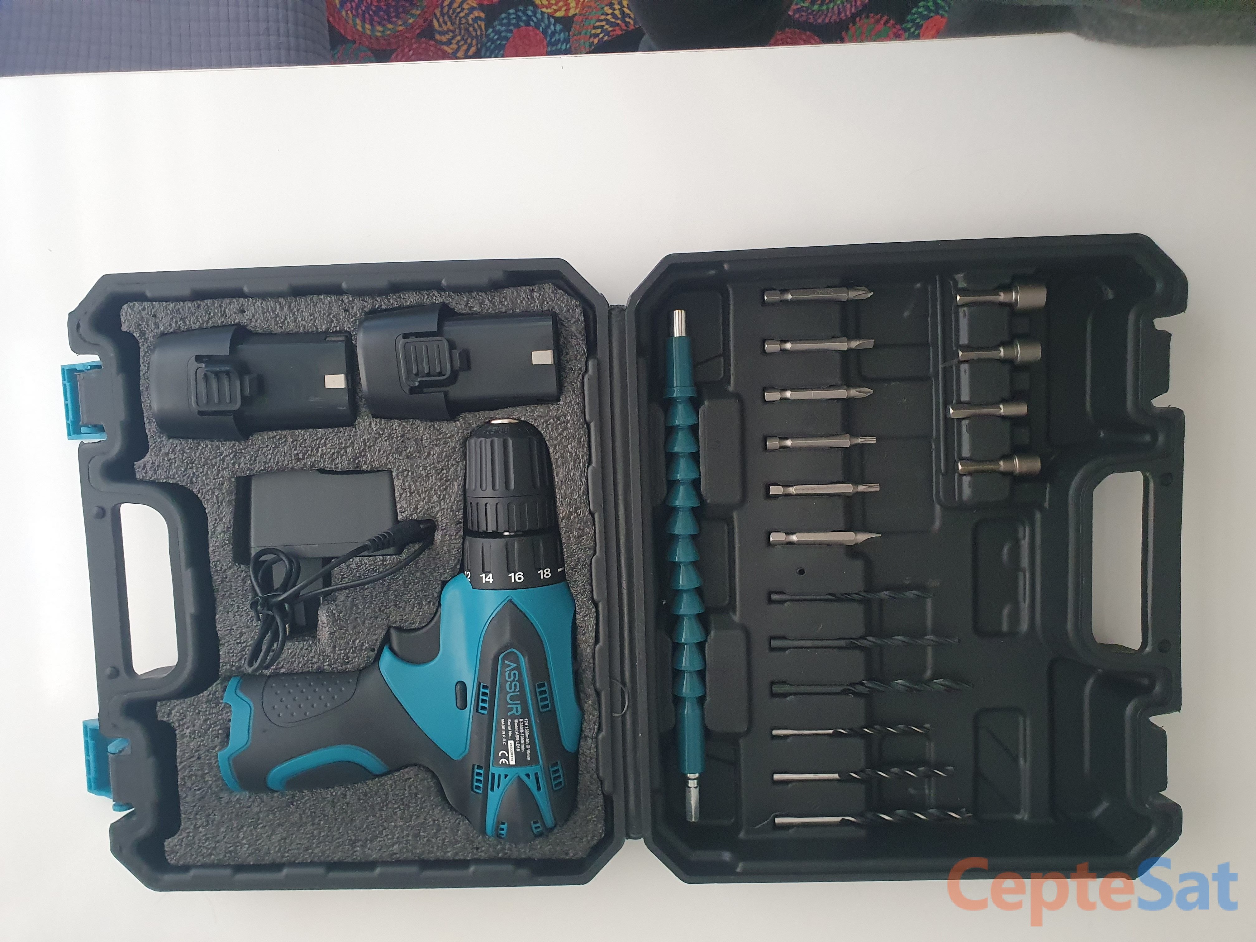 Assur ASR-LD18 Şarjlı matkap ve uç seti - İstanbul Kartal