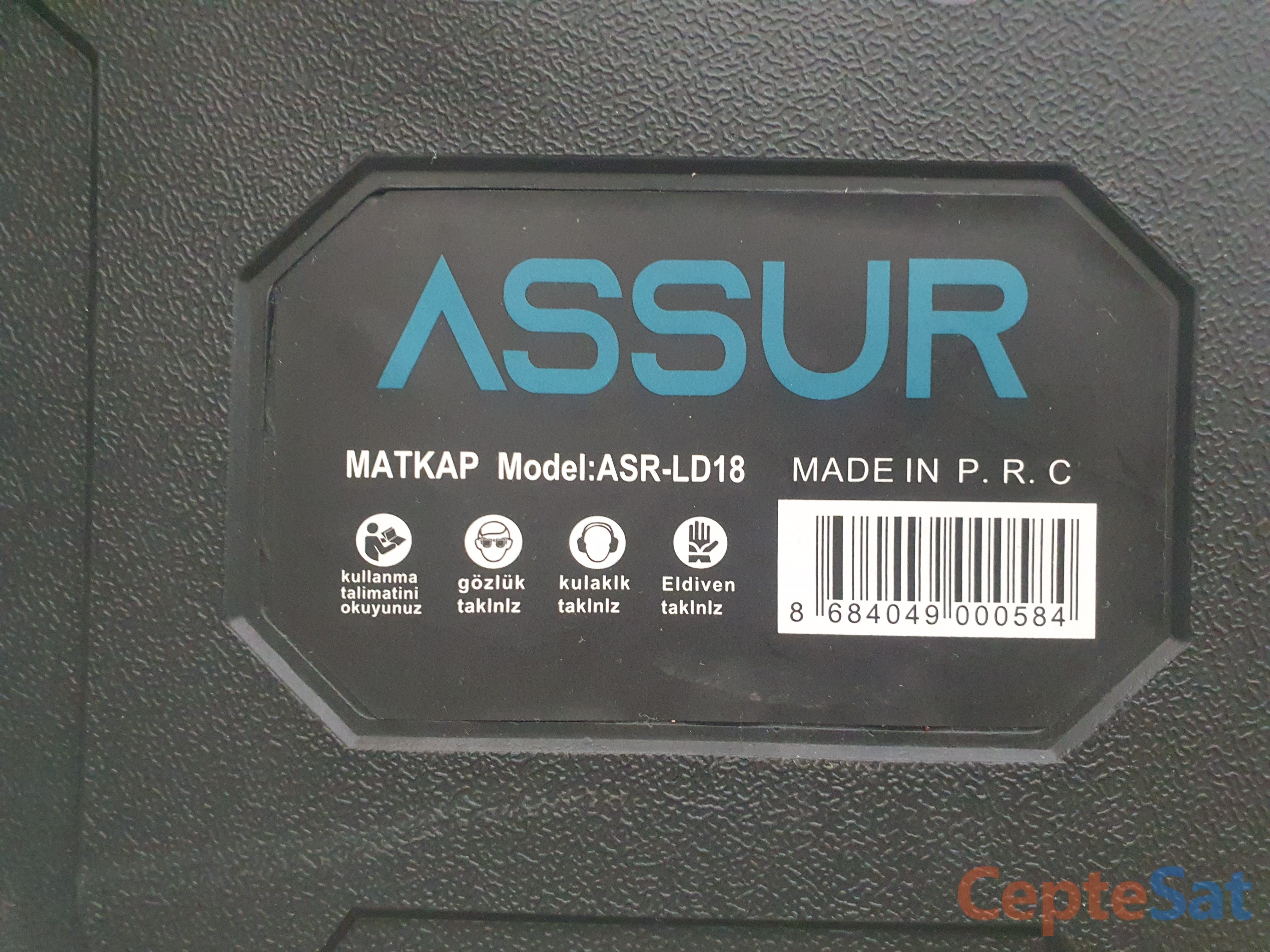 Assur ASR-LD18 Şarjlı matkap ve uç seti - İstanbul Kartal