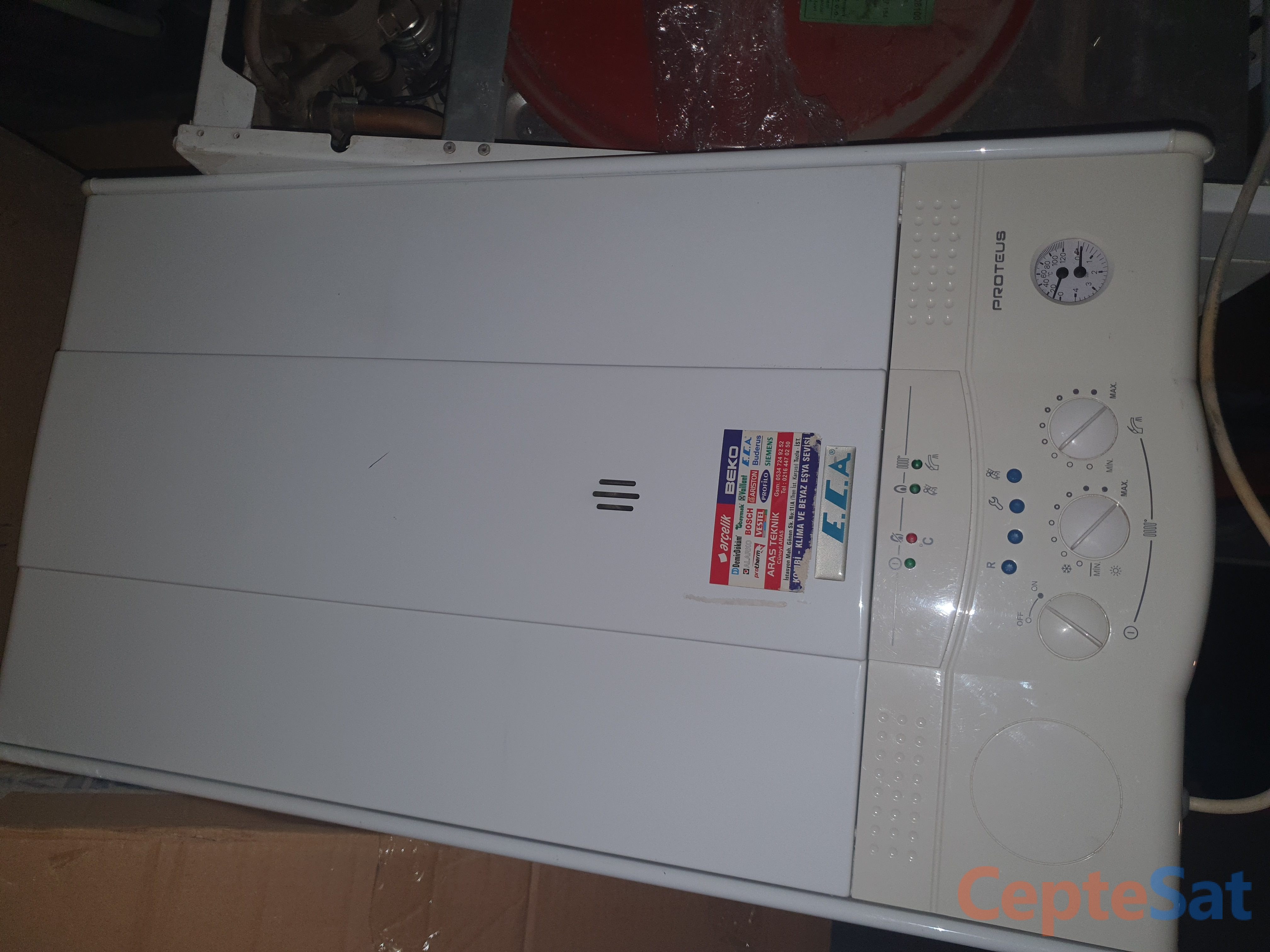 4 tane ECA Proteus 24 kw hermetik kombi - İstanbul Kartal