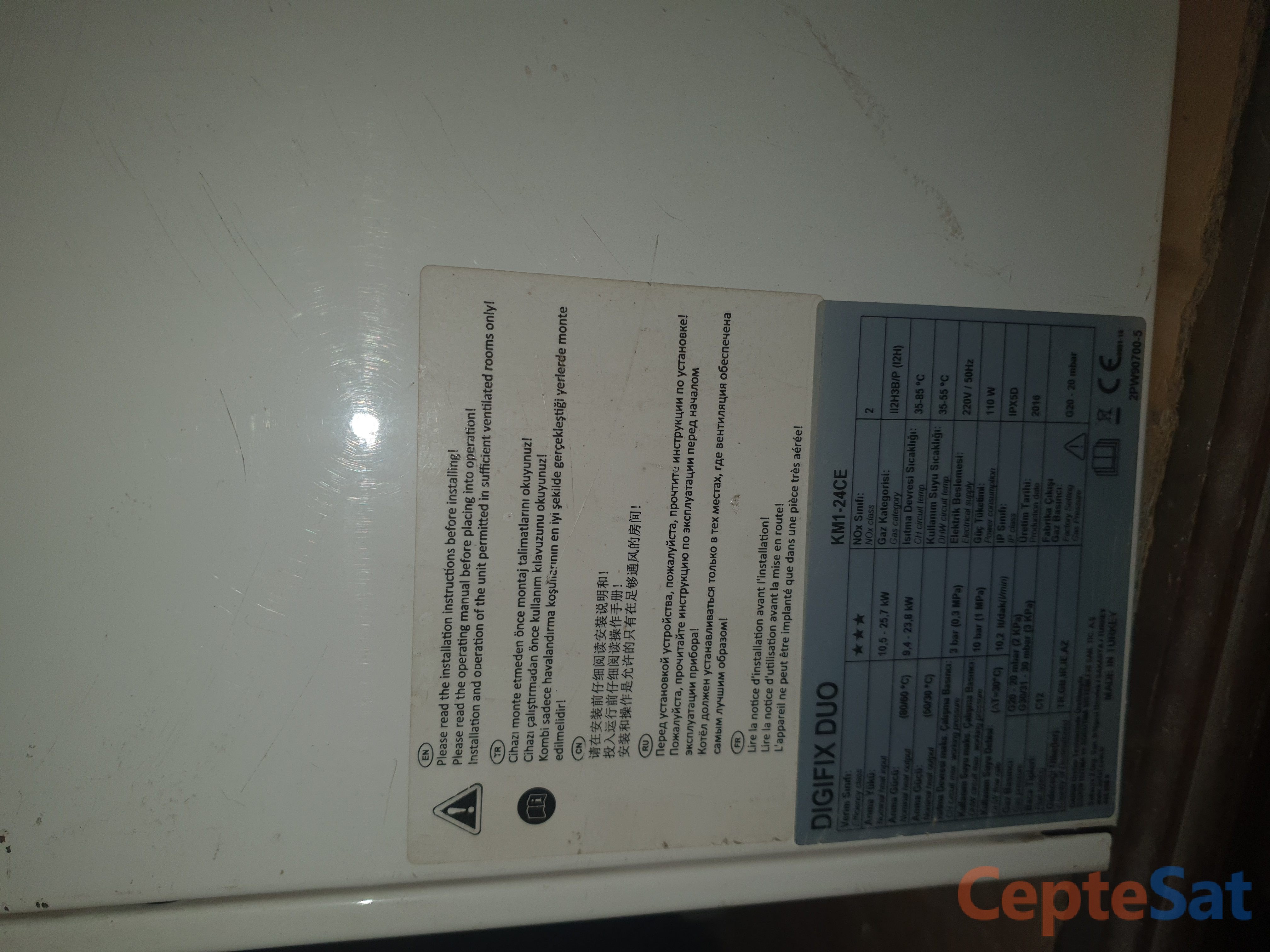 Airfel Digifix Duo 24 kW hermetik kombi - İstanbul Kartal