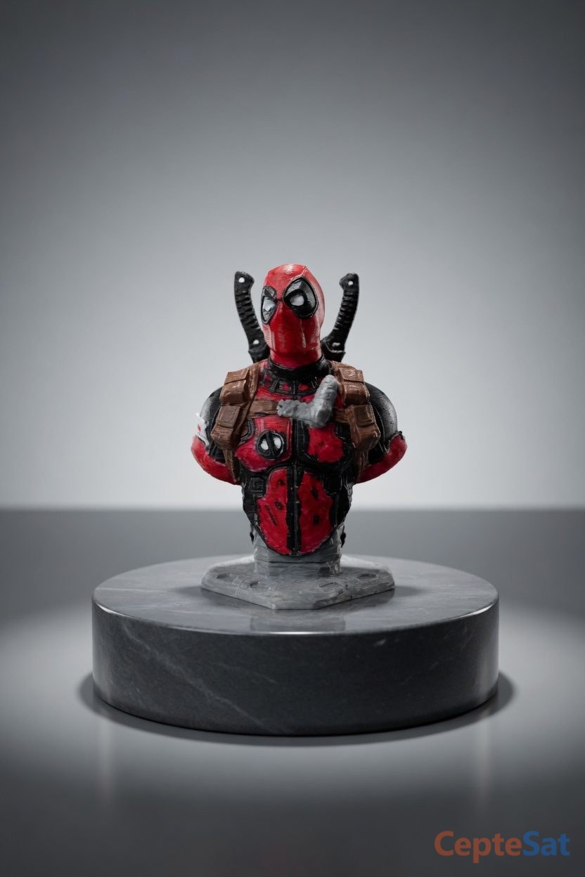 Kırmızı Deadpool Aksiyon Figürü Büstü - Adana YÜREĞİR