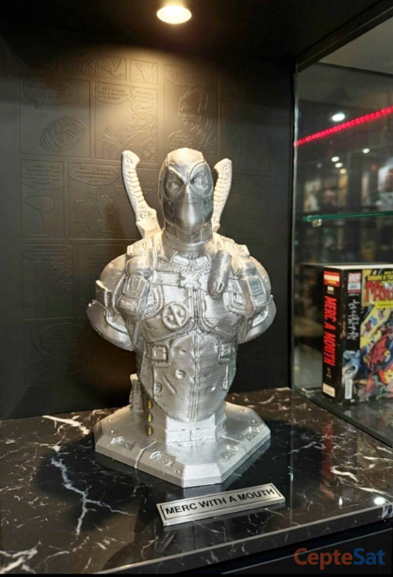 Gri Deadpool Aksiyon Figürü Büstü - Adana YÜREĞİR