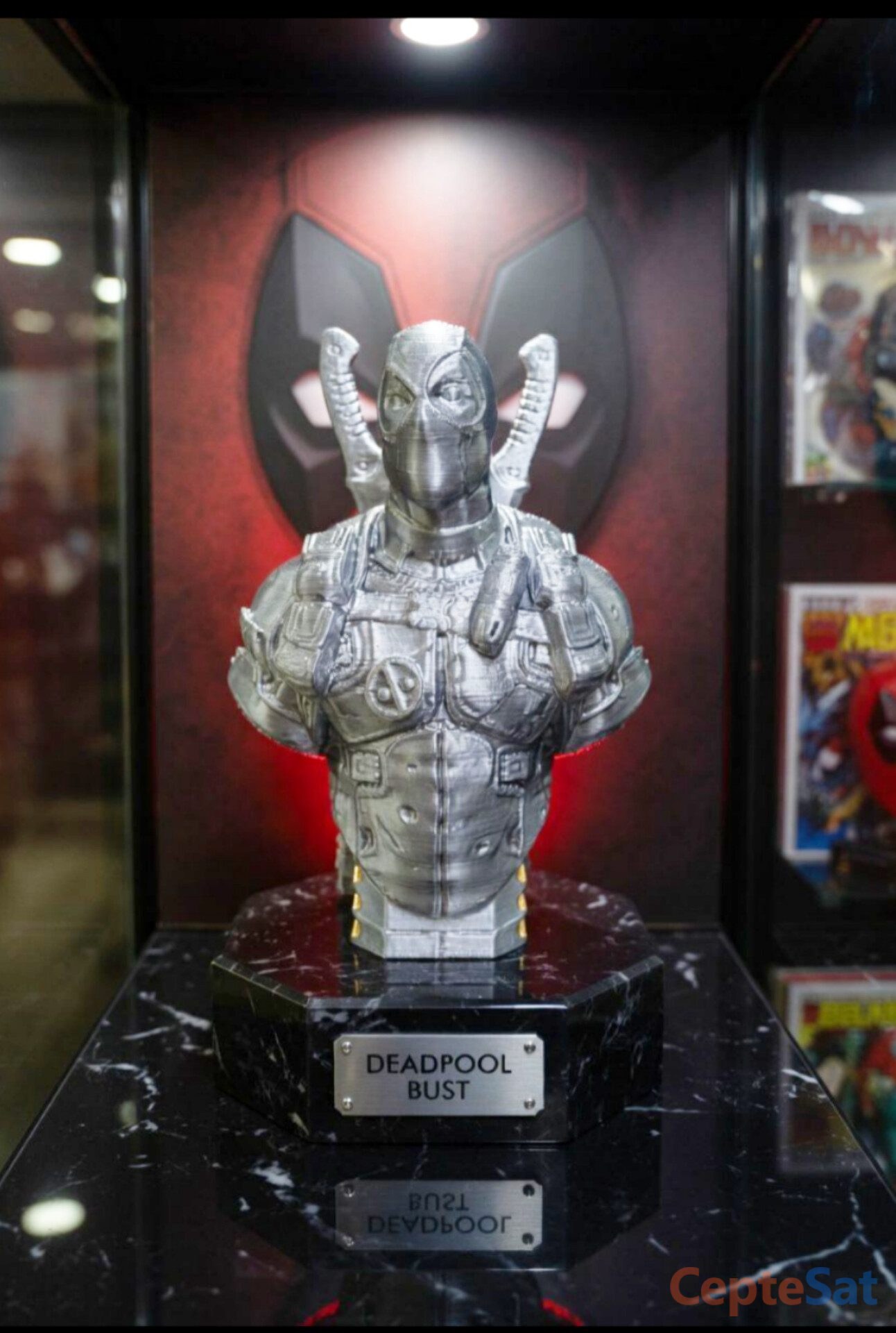 Gri Deadpool Aksiyon Figürü Büstü - Adana YÜREĞİR