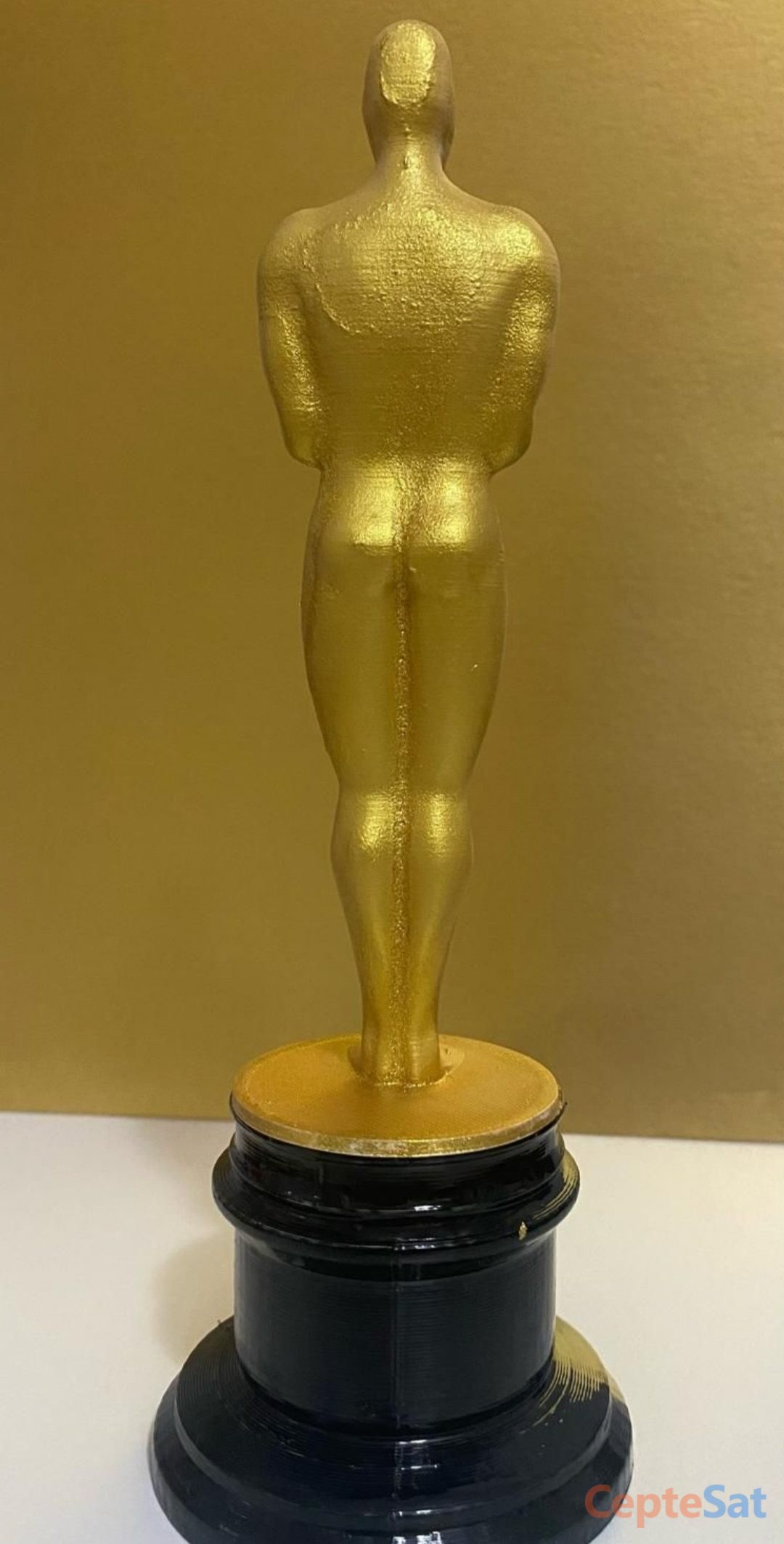 Plastik Altın Rengi Oscar Ödülü Figürü - Adana YÜREĞİR
