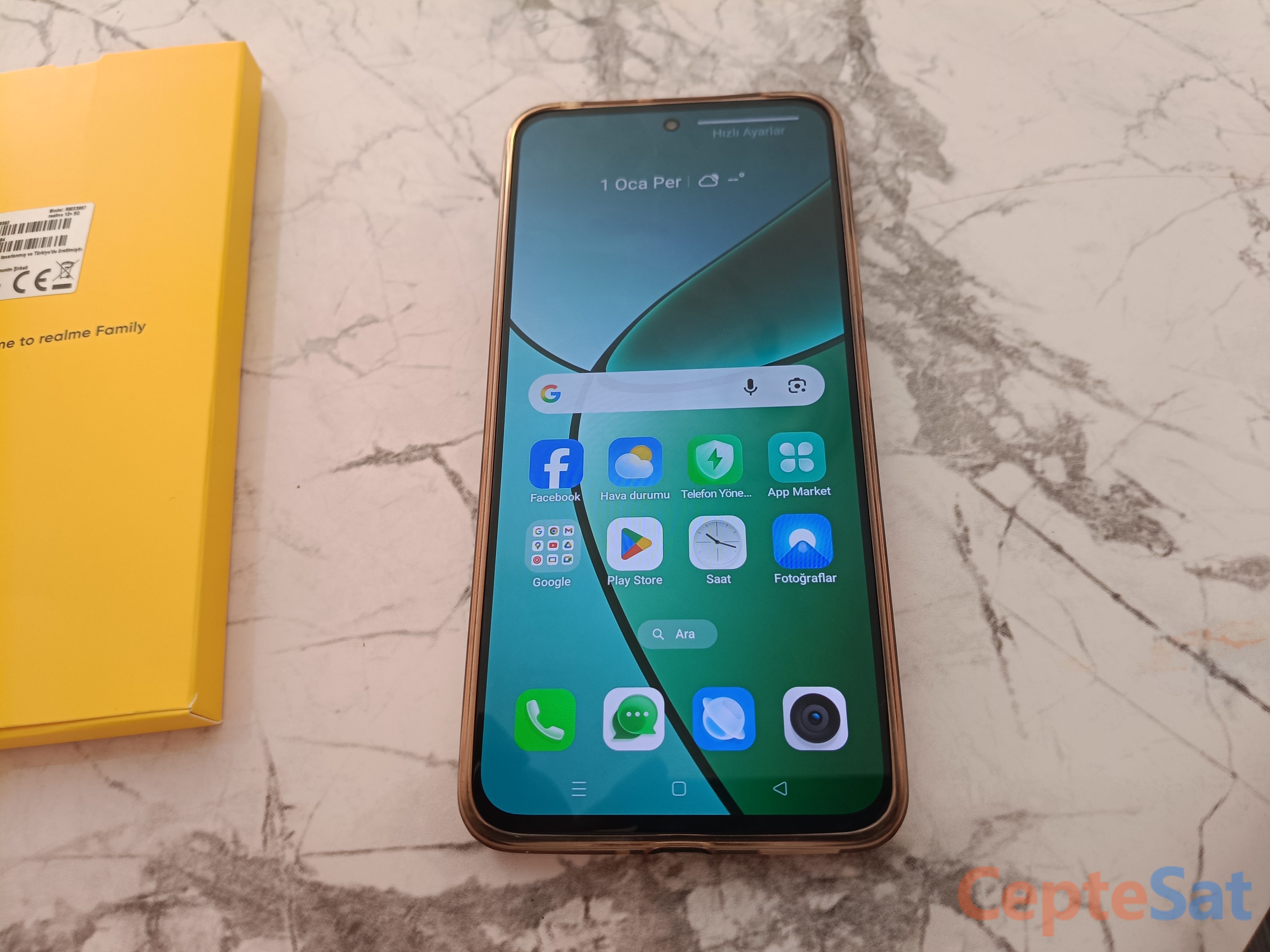 Relame12 + 5G 8 gb ram 256 gb hafıza hiç bir sorunu yok kozmetik olarak mükemmel 5 G uyumludur - Tekirdağ Çerkezköy