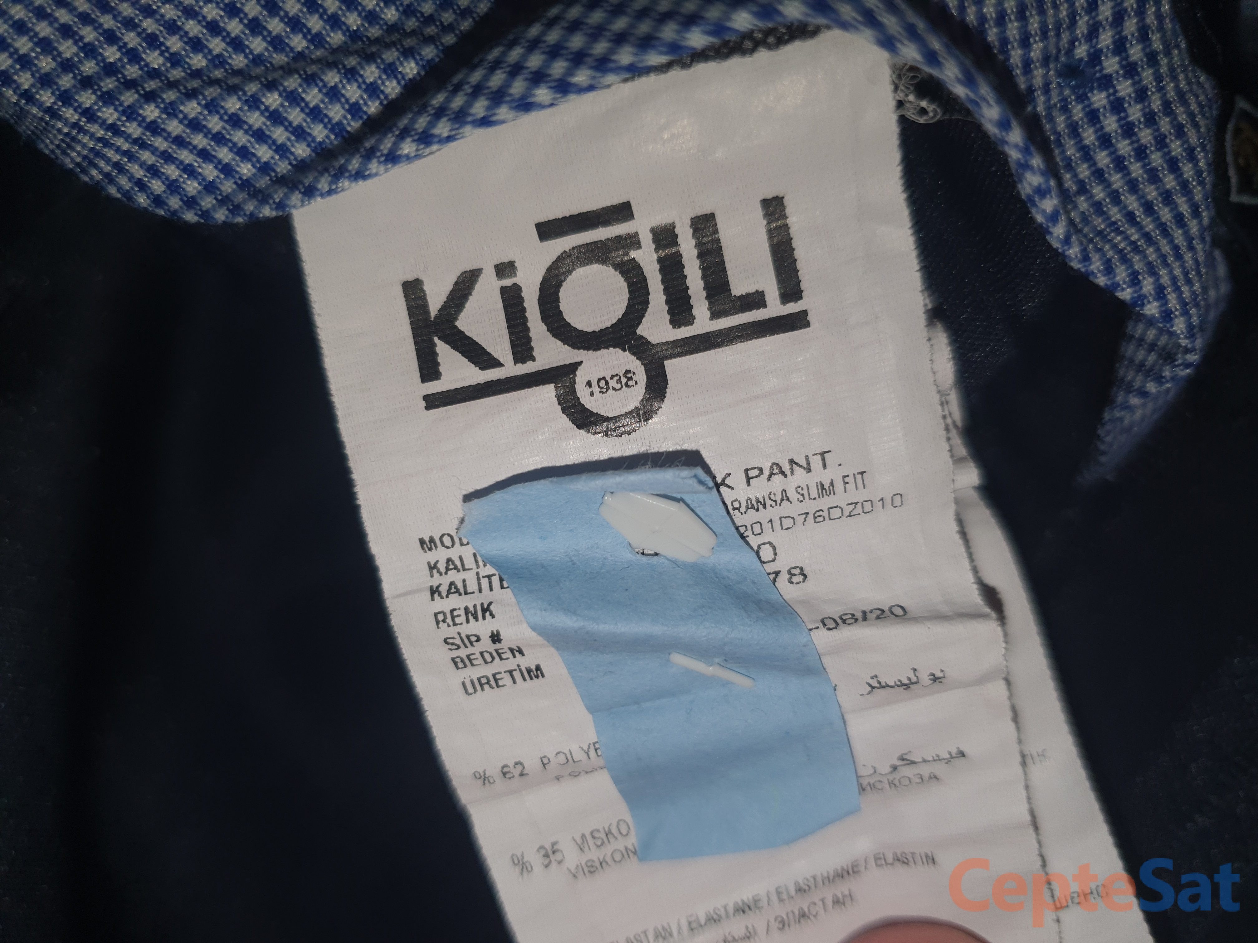Kiğılı TK PANT Floransa Slim Fit pantolon - İstanbul Kartal