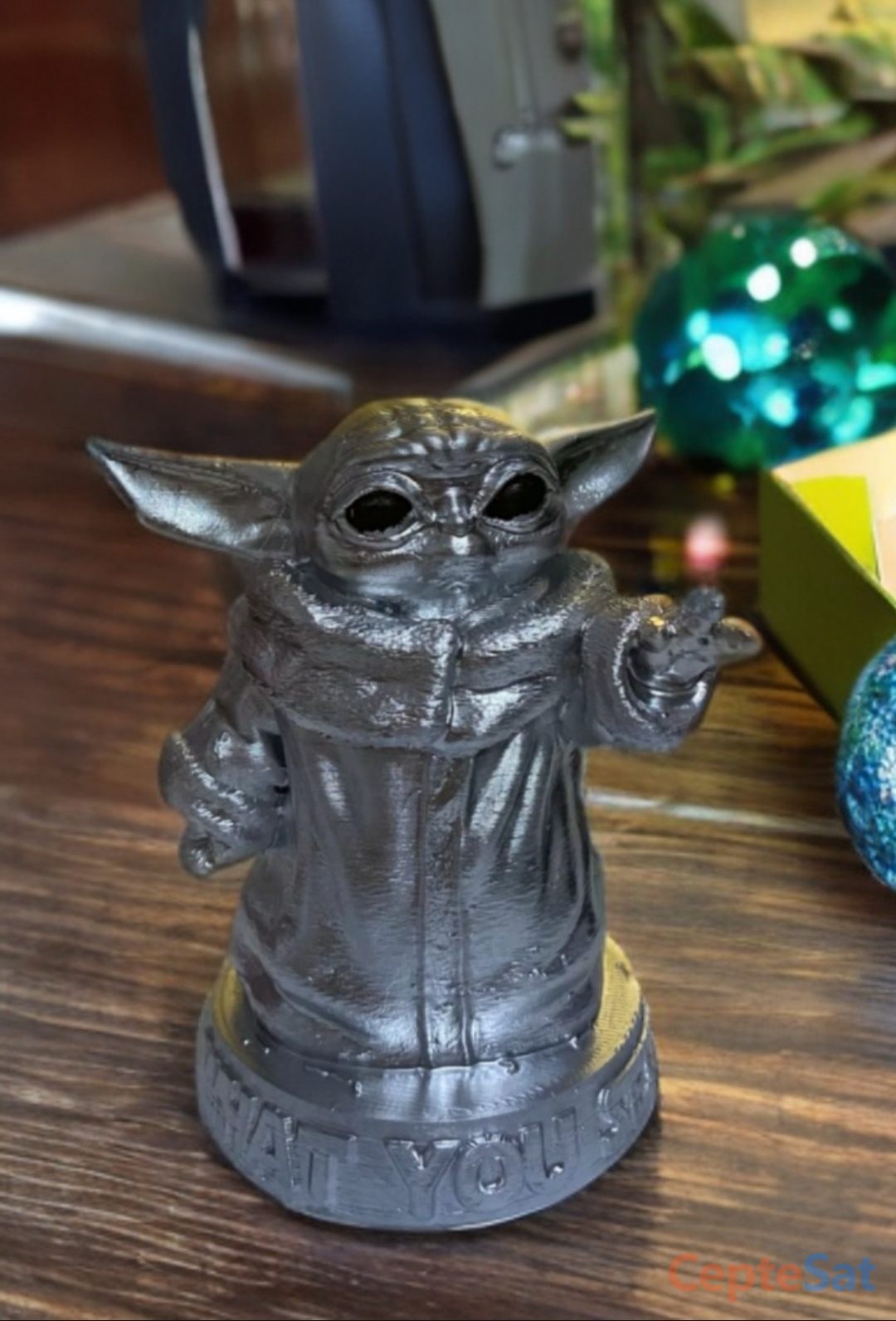 BABY YODA 9CM GÜMÜŞ RENGİ FİGÜR - Adana YÜREĞİR