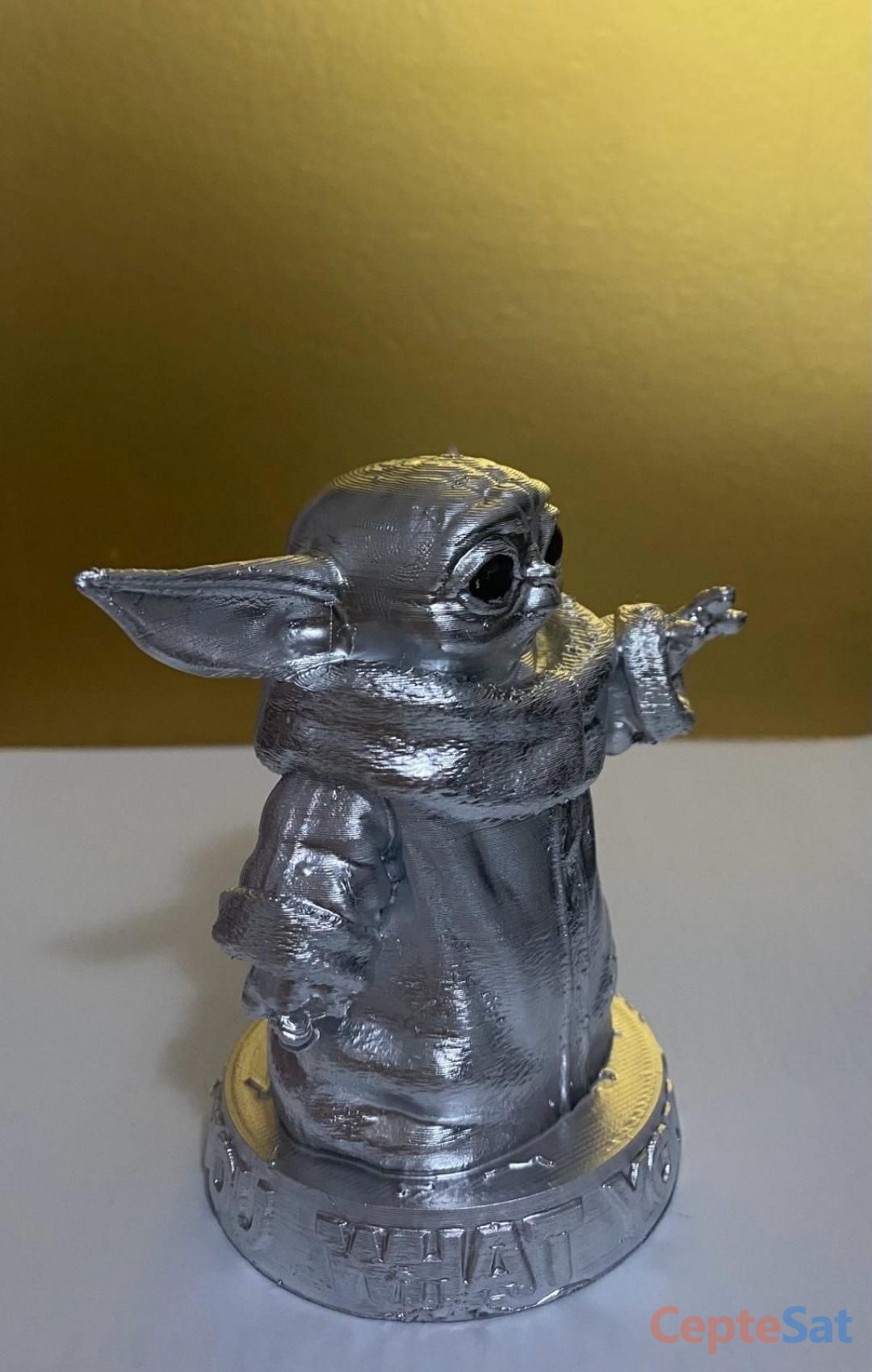 BABY YODA 9CM GÜMÜŞ RENGİ FİGÜR - Adana YÜREĞİR