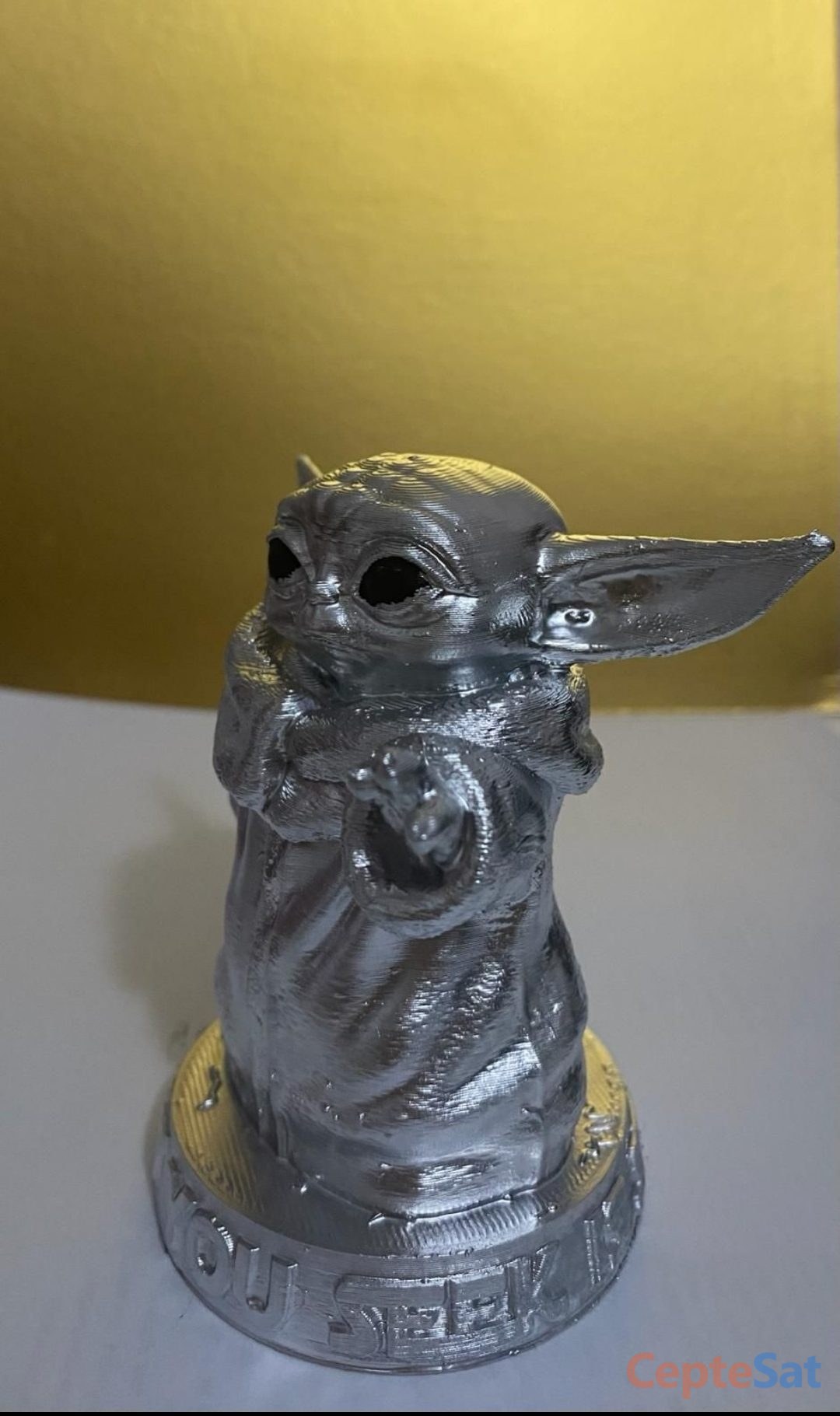 BABY YODA 9CM GÜMÜŞ RENGİ FİGÜR - Adana YÜREĞİR