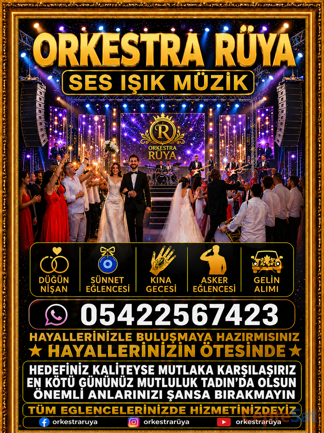 DENİZLİ DÜĞÜN NİŞAN KINAGECESİ ORKESTRA RÜYA - Denizli Merkez