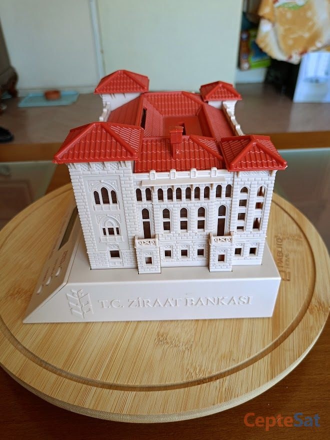 TÜRKİYE CUMHURİYETİ ZİRRAT BANKASI KUMBARA. DEKORATİF, KOLEKSİYONLUK. - İstanbul Beşiktaş